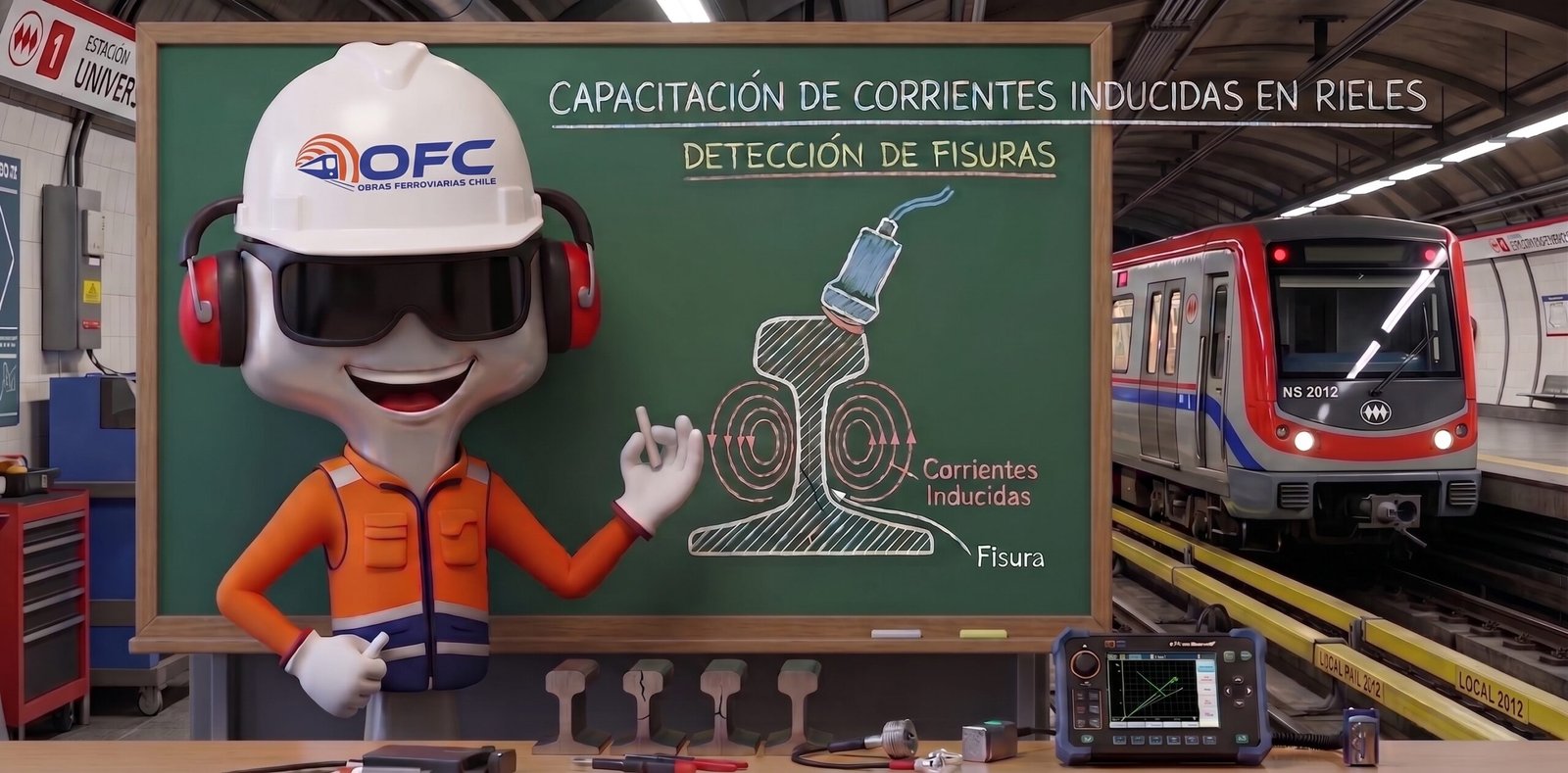 CURSO DE CORRIENTES DE FOUCAULT (EDDY CURRENT) FERROVIARIO